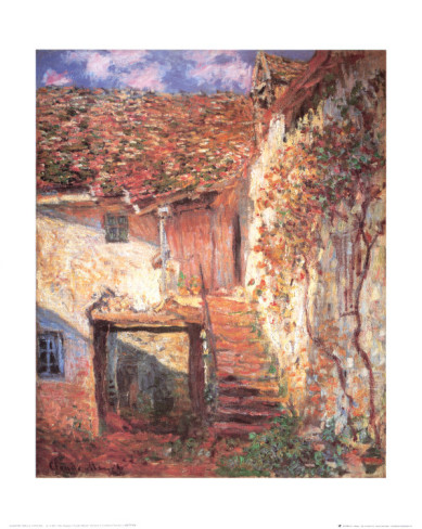 Die Treppe-Claude Monet Painting